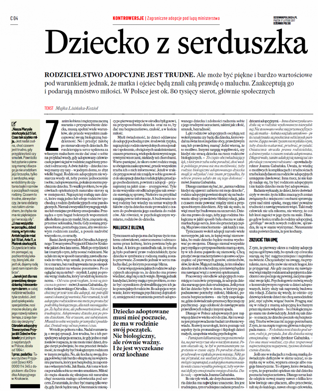 Dziecko Z Serduszka O Tym że Rodzicielstwo Adopcyjne Może Być Spełnione Ośrodek Adopcyjny 3258